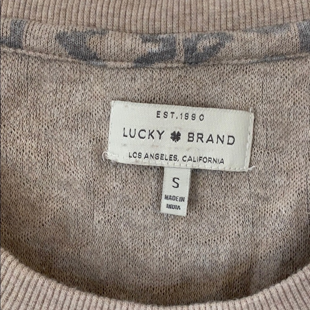 Lucky Brand Animal Print sweatshirt - Picture 2 of 4